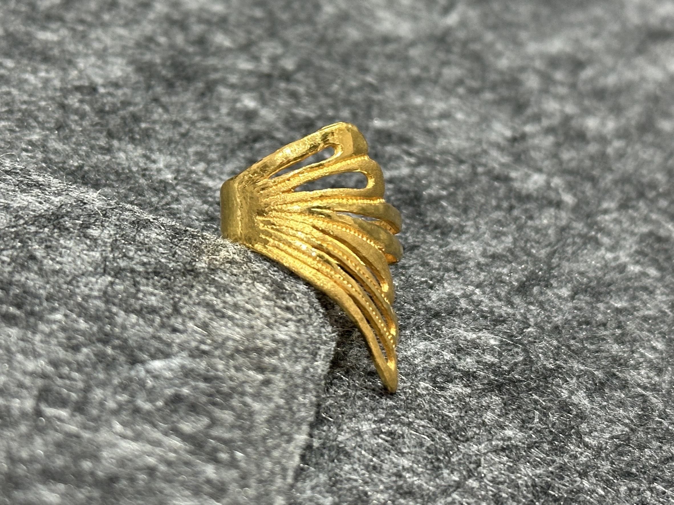 刻印無し　22金　指輪をお買取りさせていただきました！