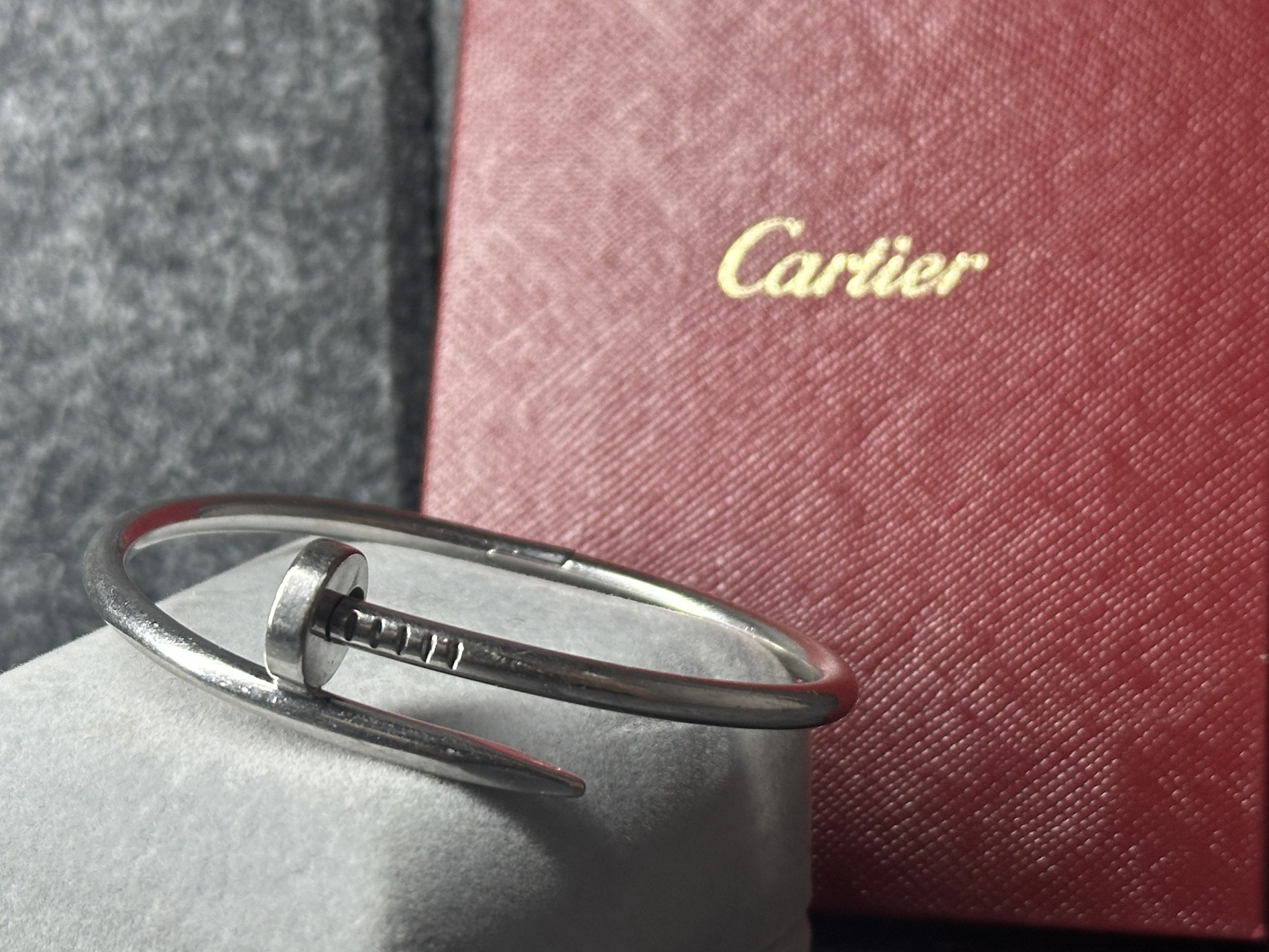 カルティエ　ジュストアンクル　ＷＧ　ブレス