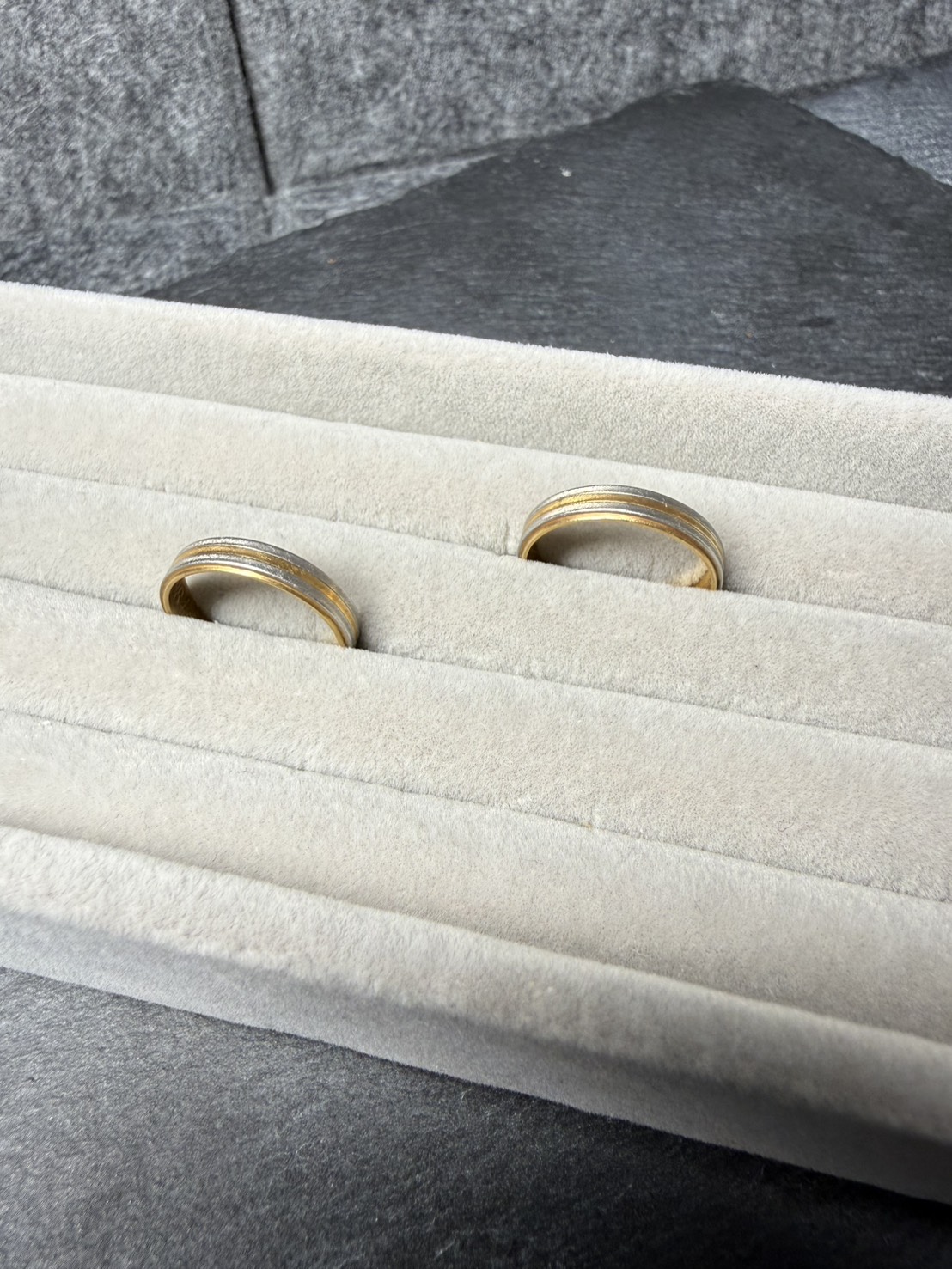 K18とプラチナ コンビリングをお買取りさせていただきました！