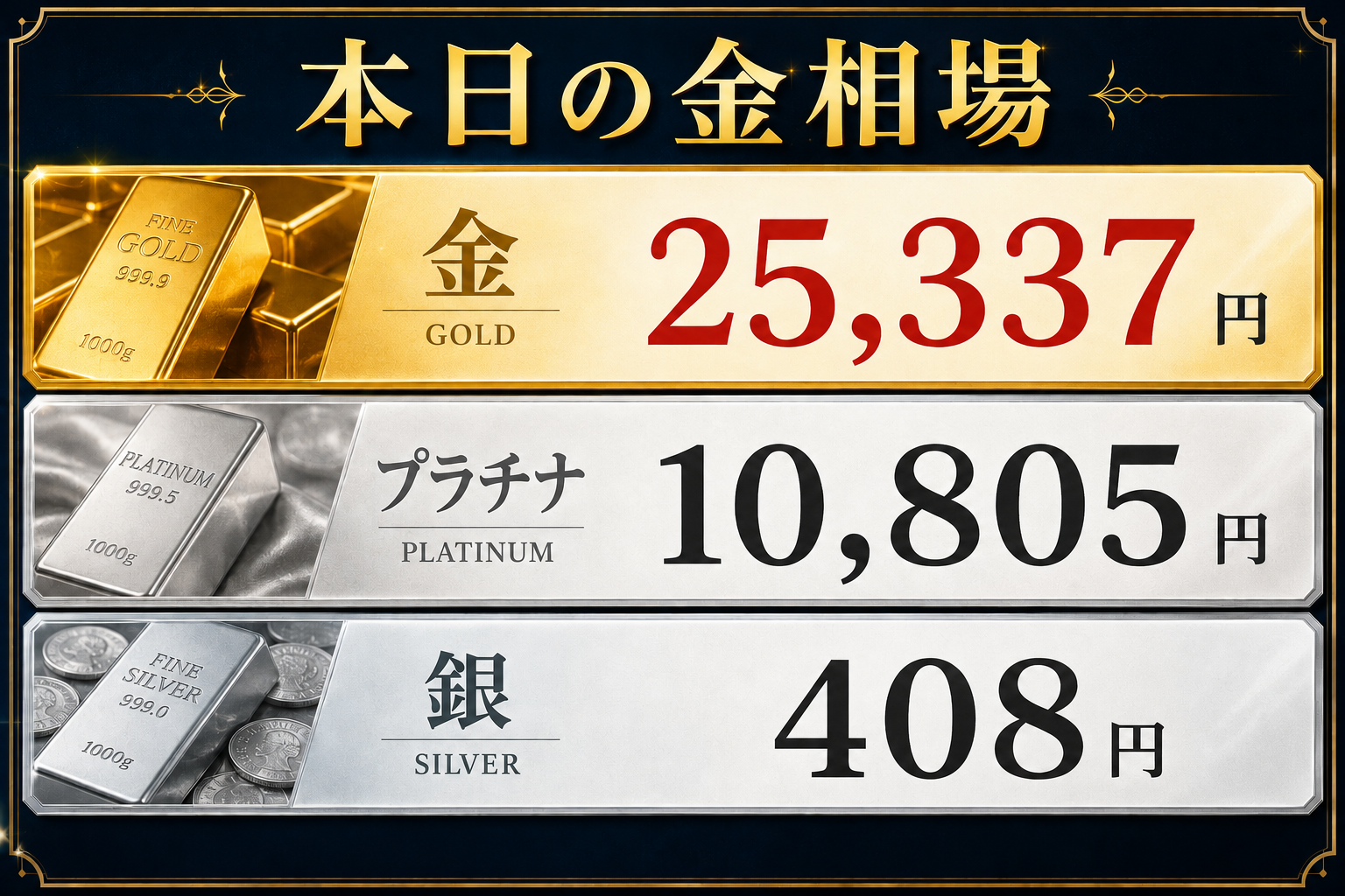 2026年5月23日 金相場