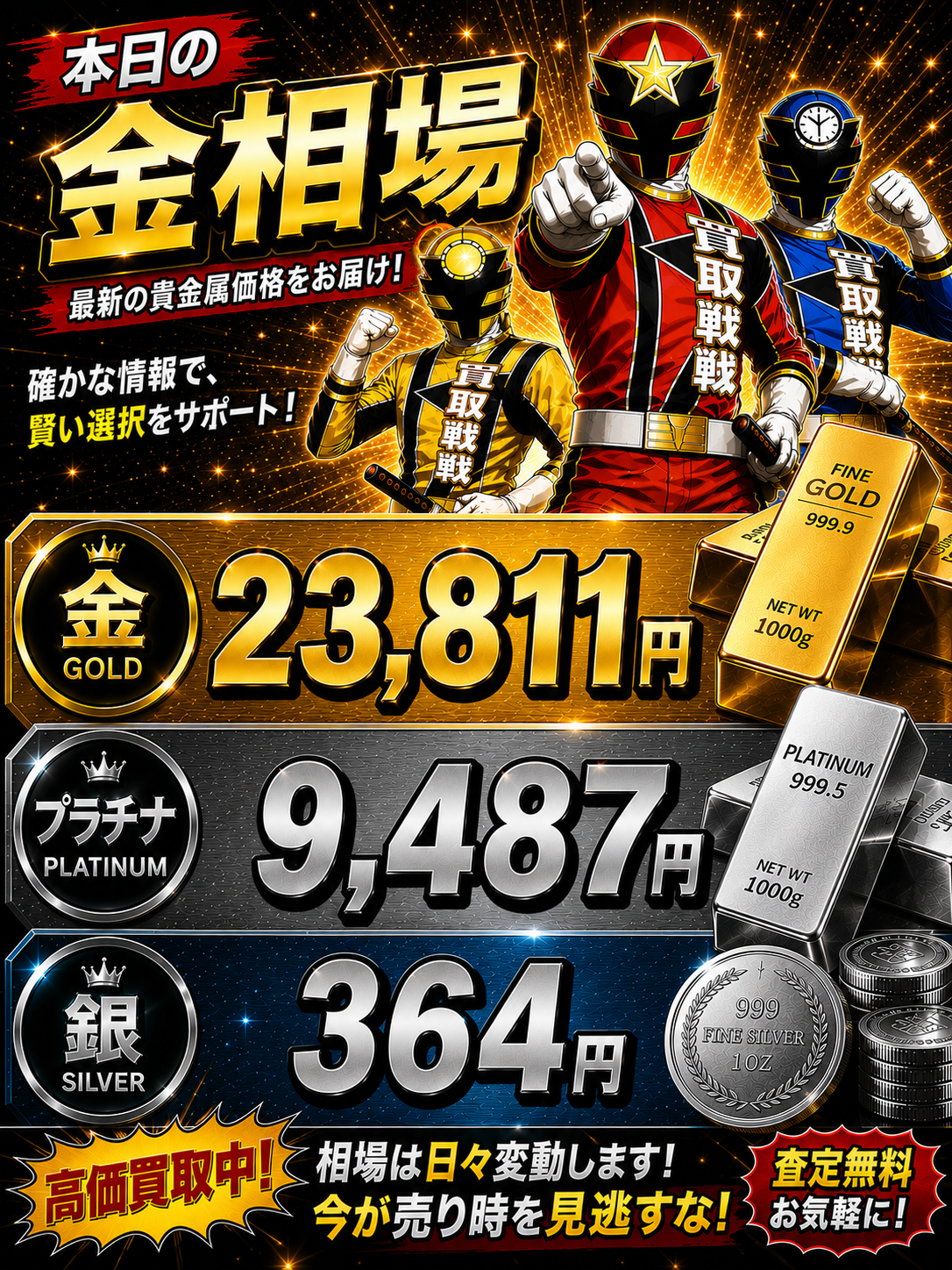 2026年6月10日 金相場