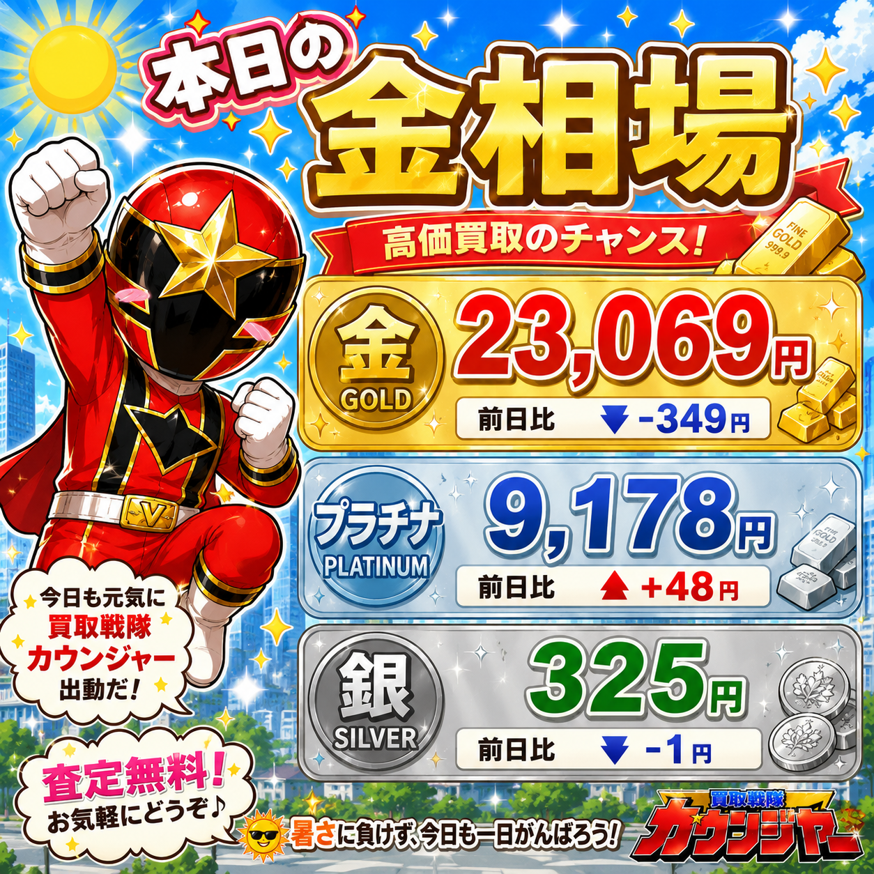 2026年7月31日 金相場