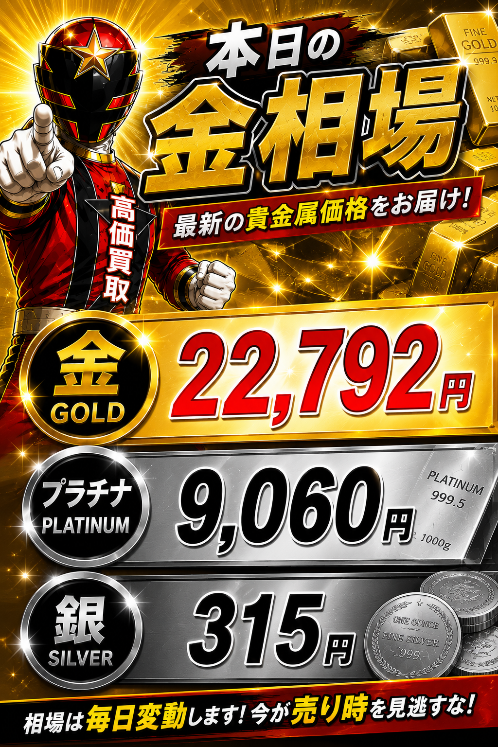 2026年7月17日 金相場