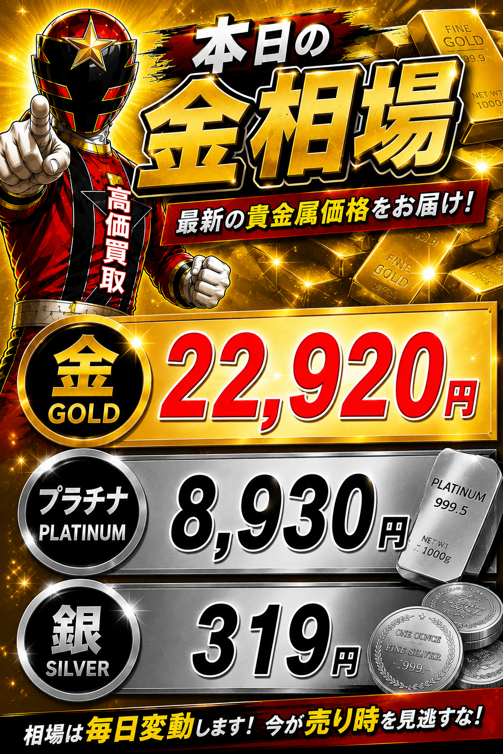 2026年7月21日金相場！！！