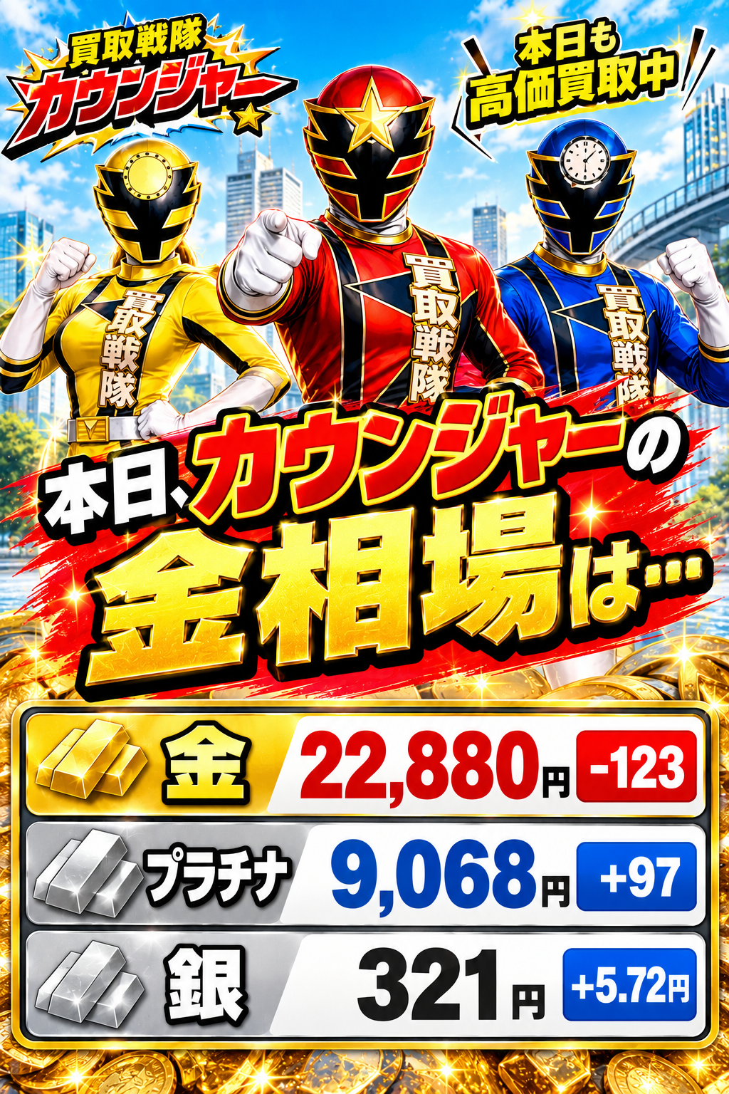 2026年10月21日 金相場