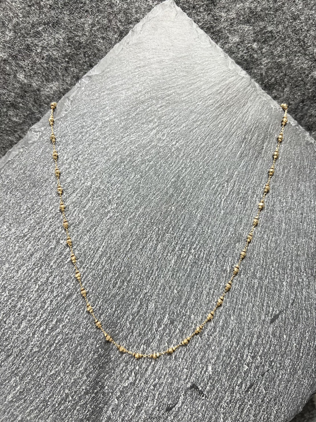 k18のネックレスをお買取りさせていただきました！
